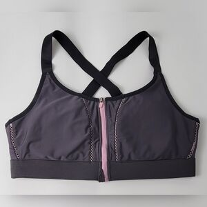 Fabletics front zip sports bra